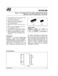 Datasheet HCF4015B manufacturer STMicroelectronics